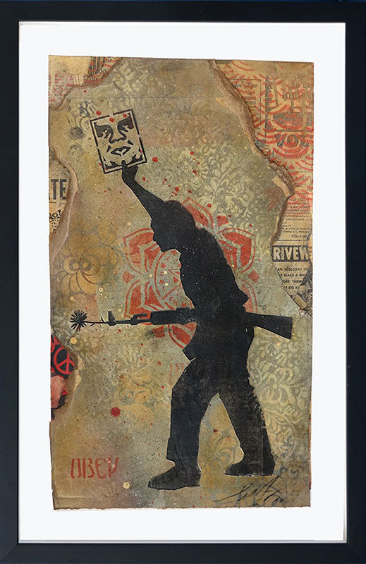 Shephard Fairey - Visual Disobedience Retired Stencil