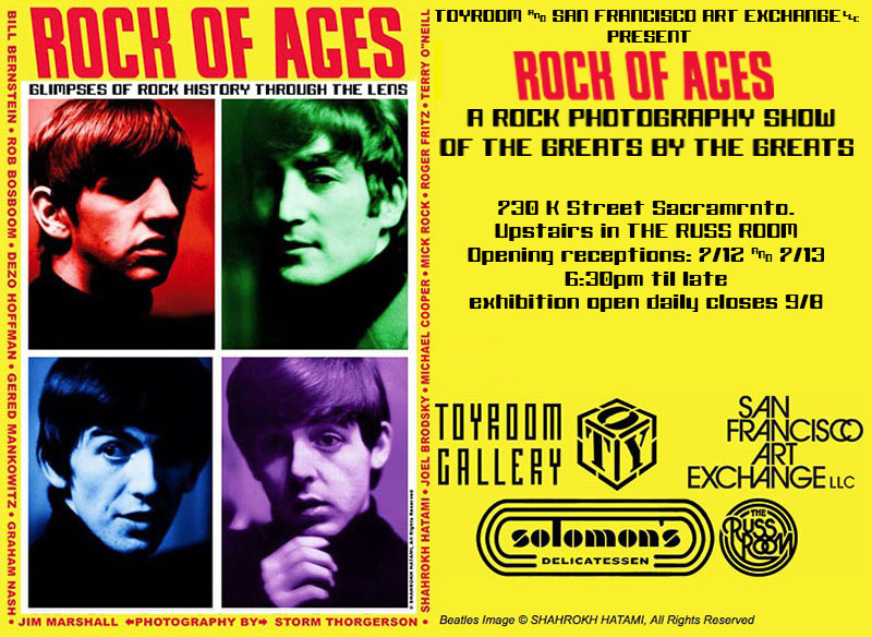 Rock Of Ages, A photographic exibition of The Greats by The Greats